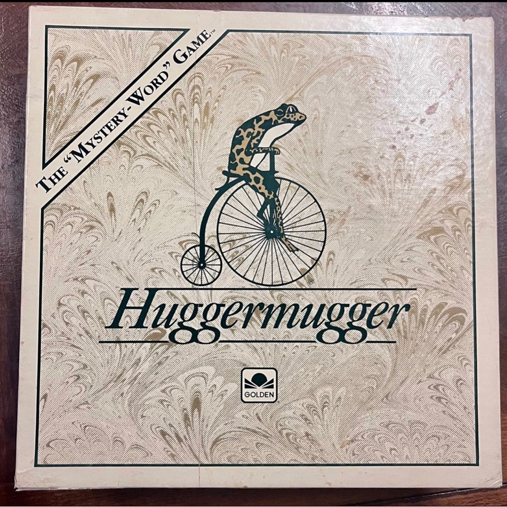 Discontinued Adult Vintage 1989 Huggermugger Board Game by Golden Complete Set